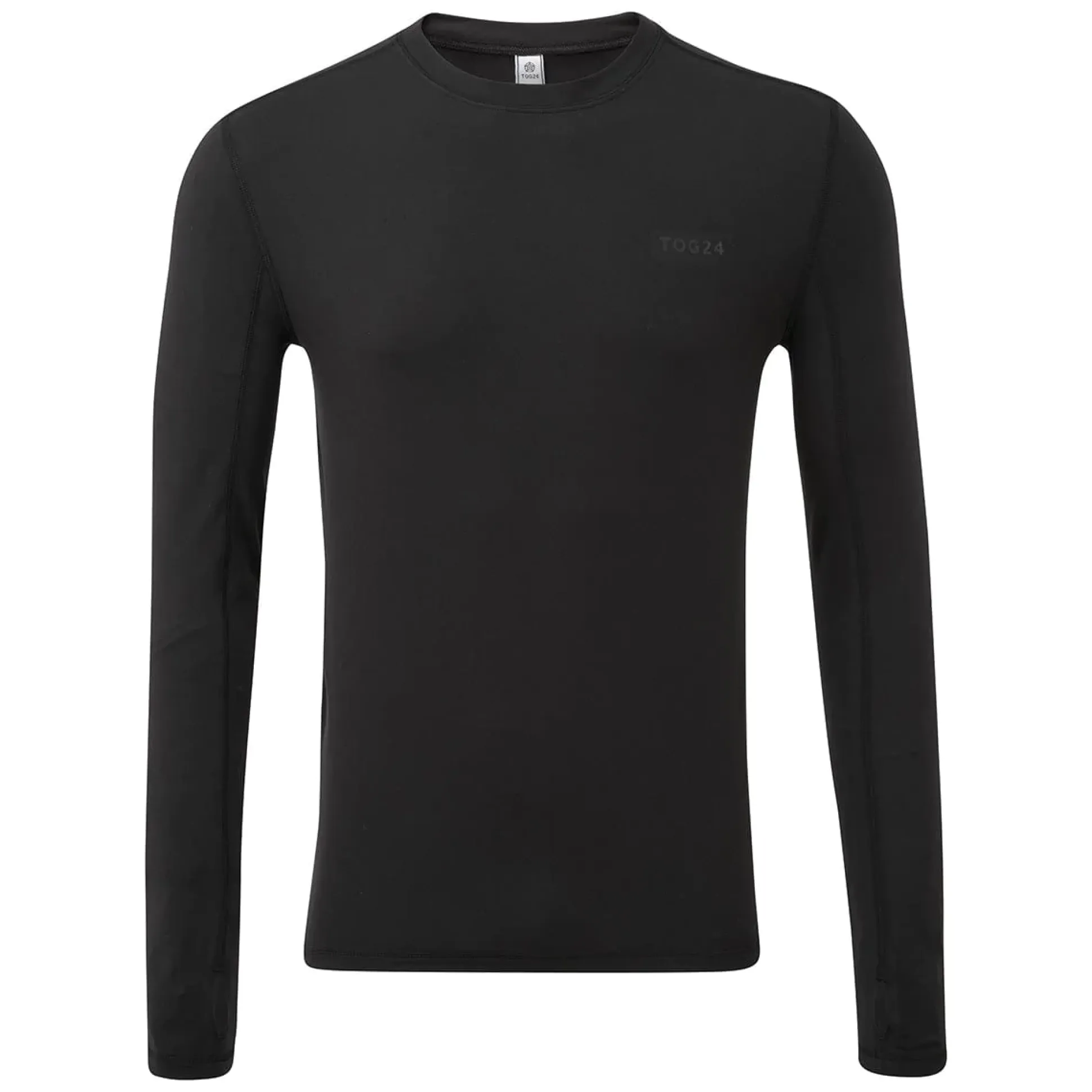 Snowdon Mens Thermal Crew Neck Base Layer - Black