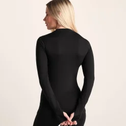Snowdon Womens Thermal Crew Neck Base Layer - Black