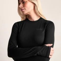 Snowdon Womens Thermal Crew Neck Base Layer - Black