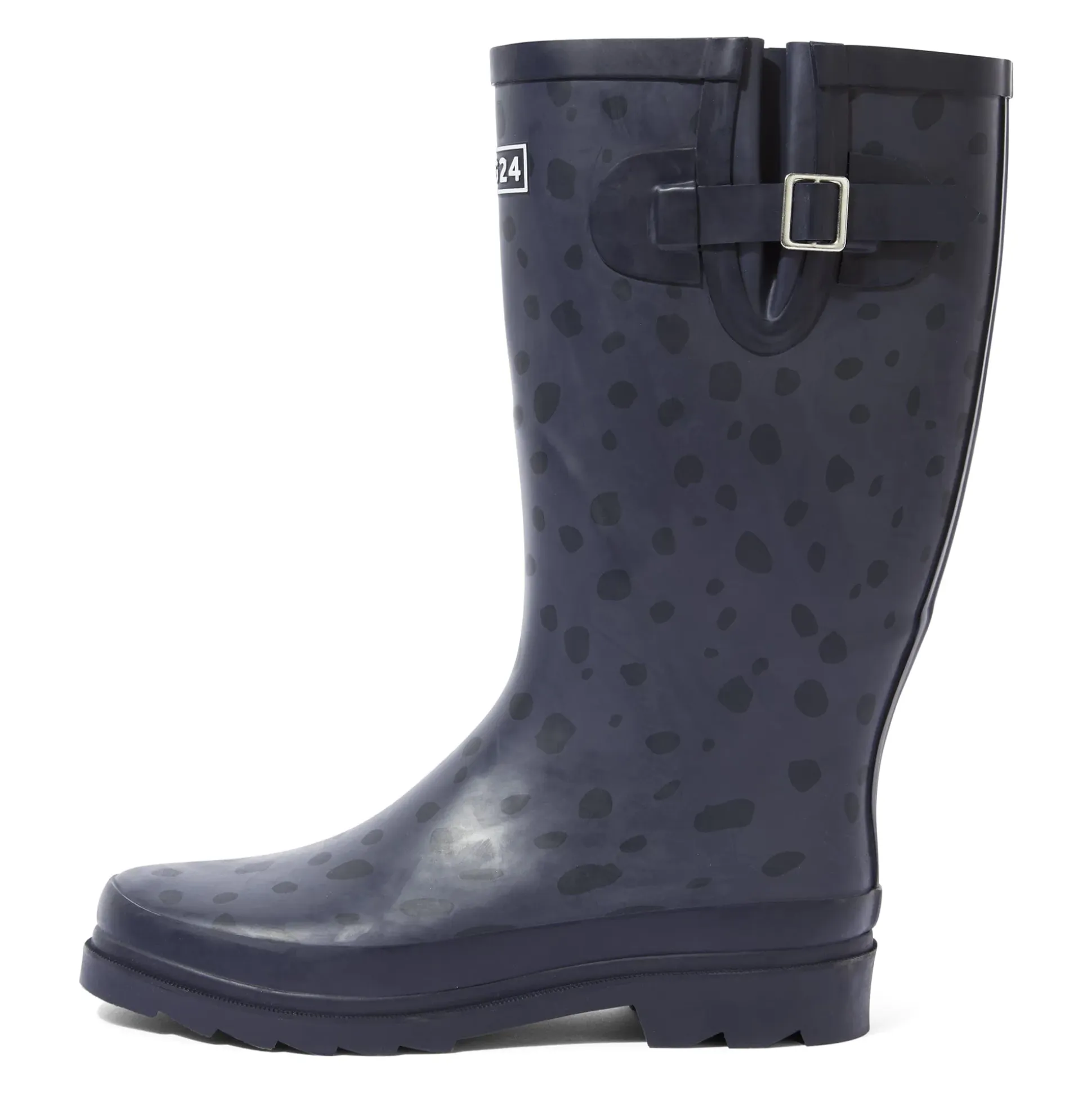 Splash Womens Wellies - Washed Blue Dalmation