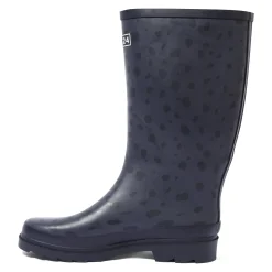 Splash Womens Wellies - Washed Blue Dalmation