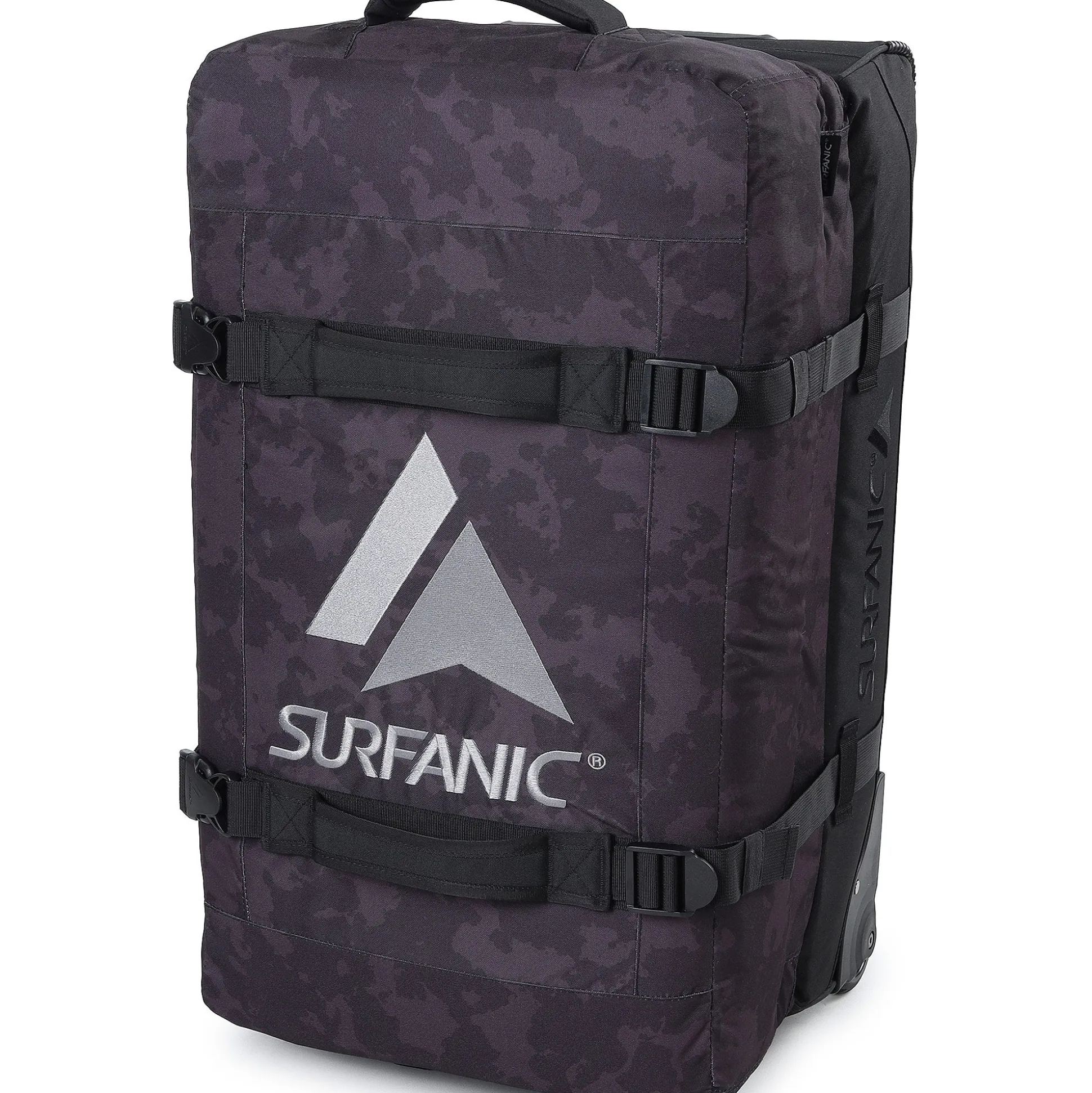 Surfanic Maxim 3.0 100L Roller Bag - Black Map
