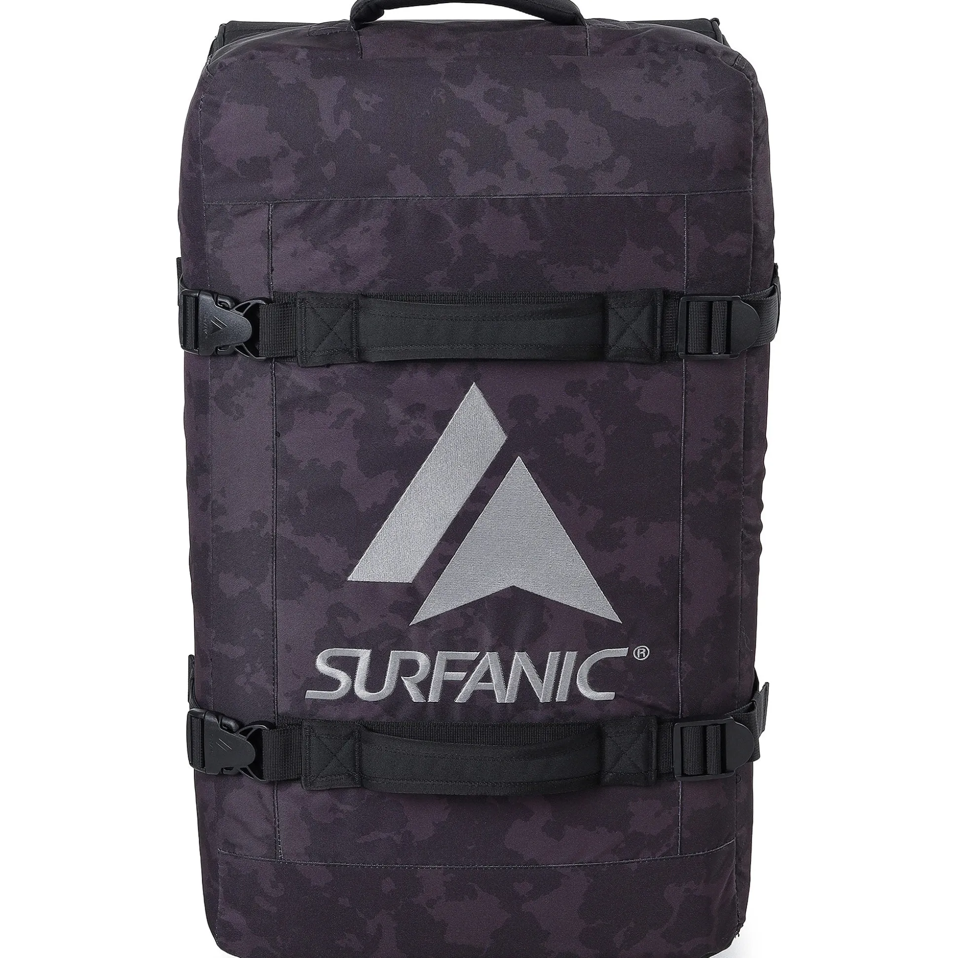 Surfanic Maxim 3.0 70L Roller Bag - Black Map