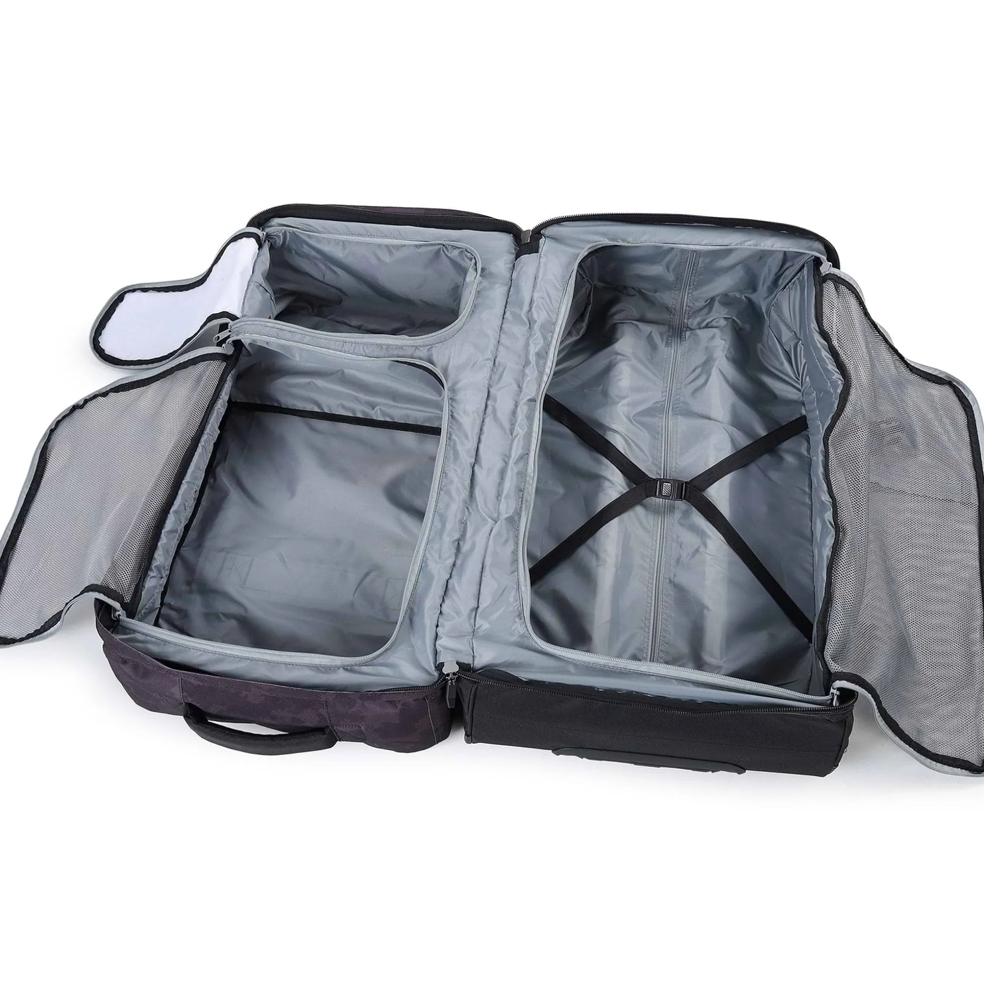 Surfanic Maxim 3.0 70L Roller Bag - Black Map