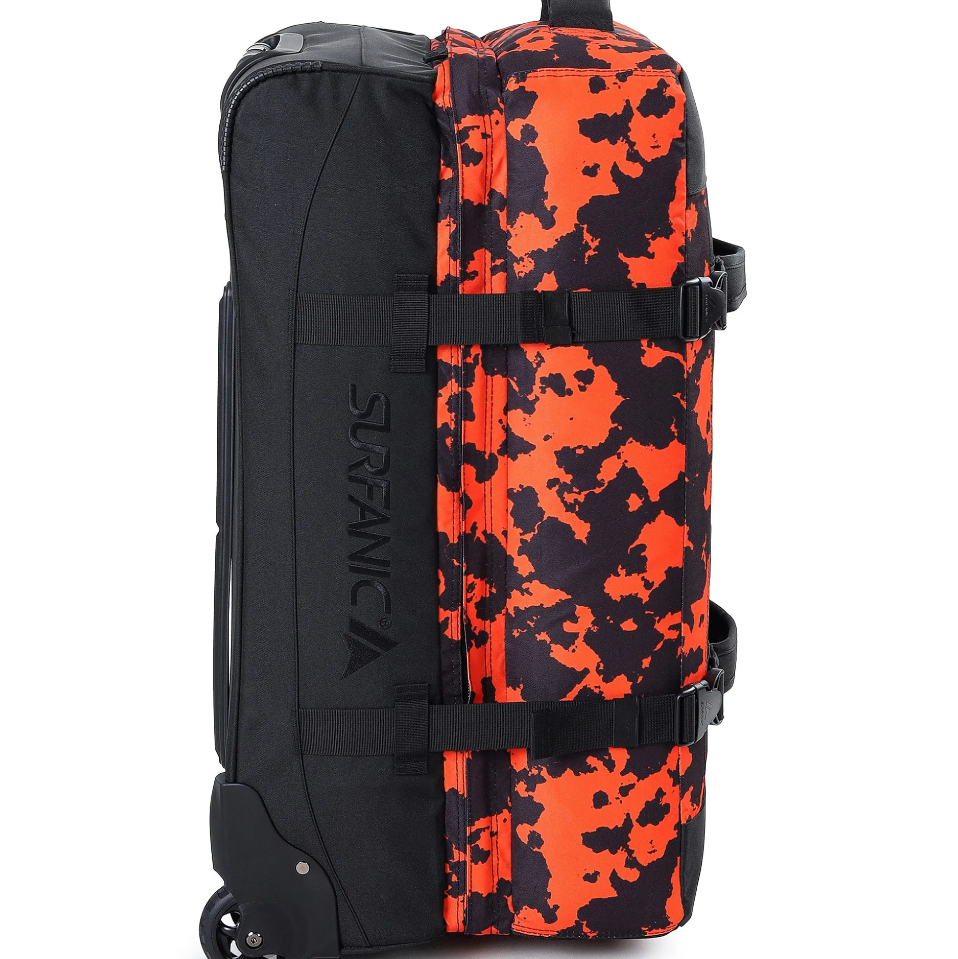 Surfanic Maxim 3.0 70L Roller Bag - Orange Map
