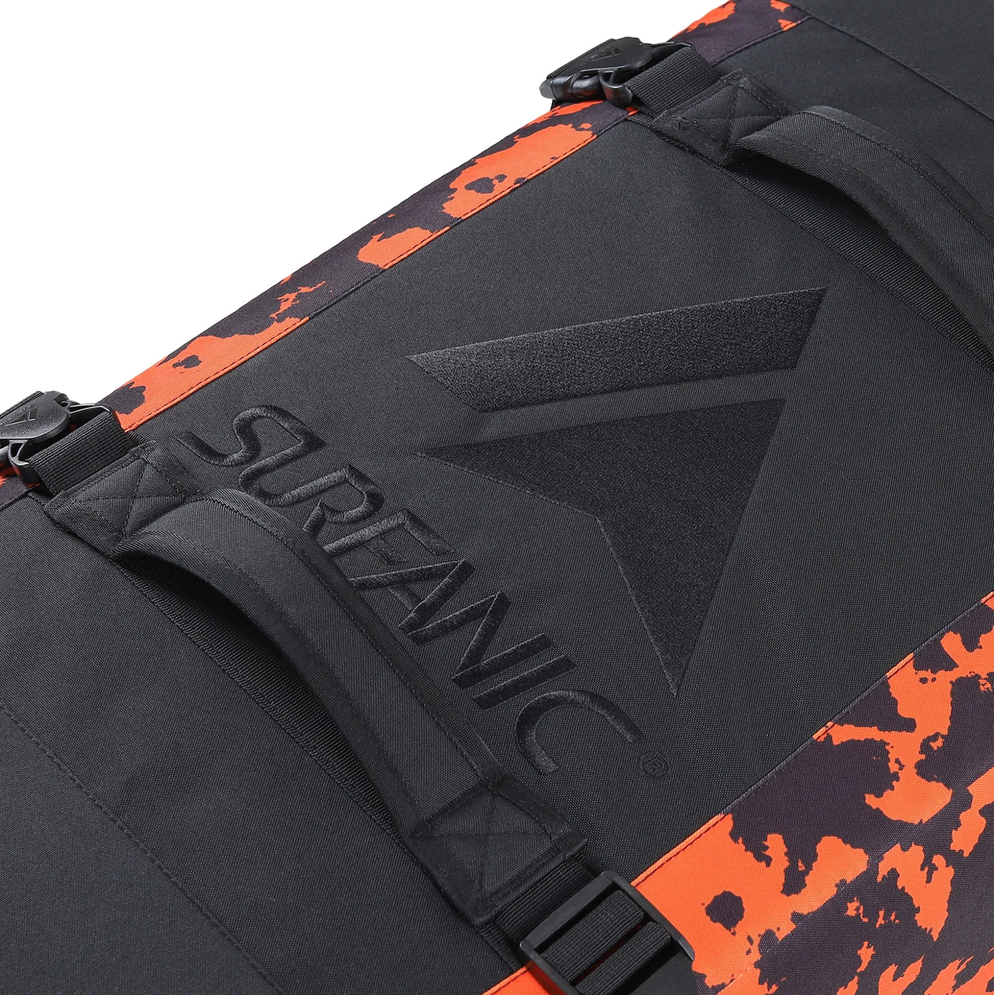 Surfanic Maxim 3.0 120L Roller Bag - Orange Map