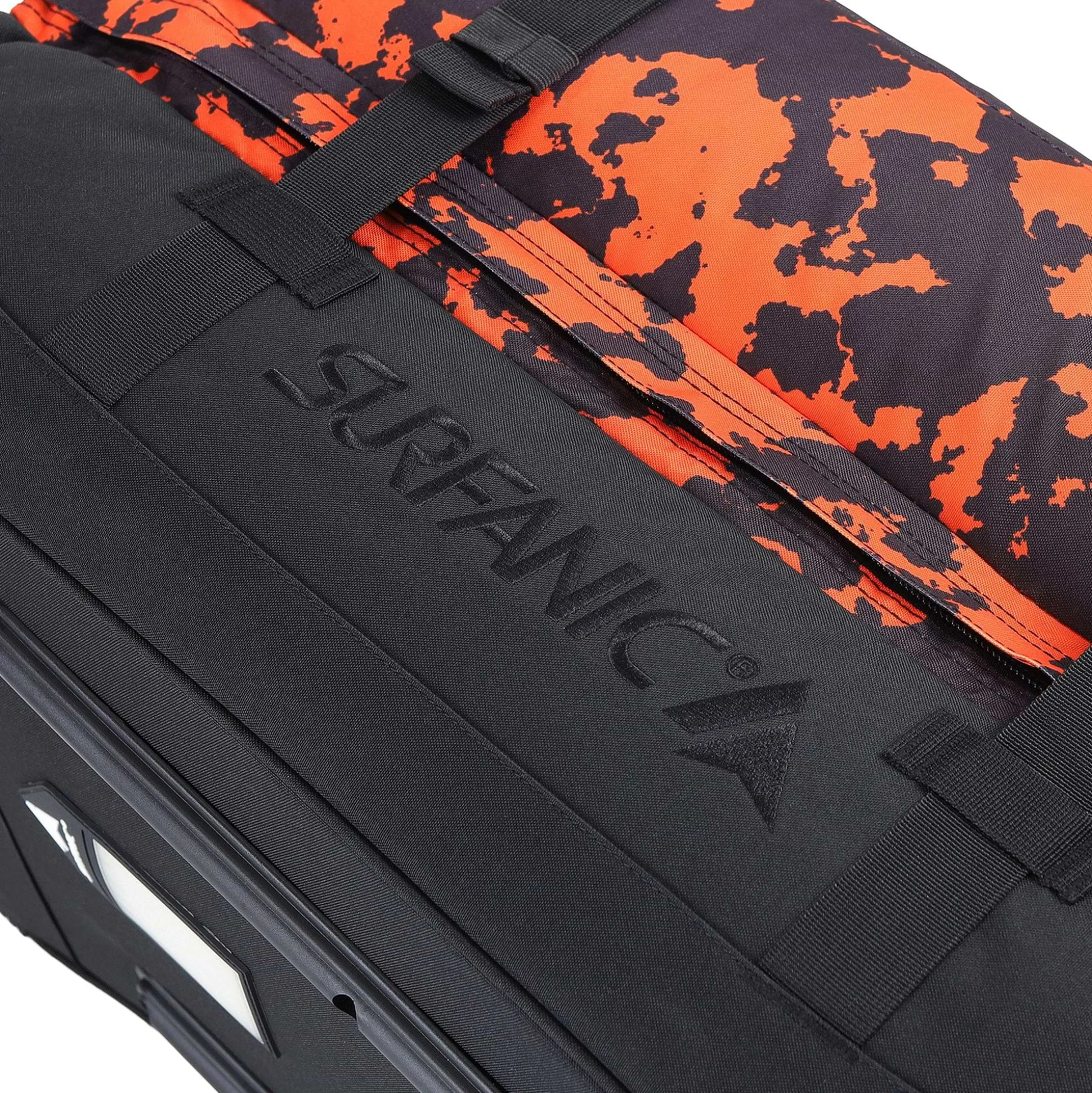 Surfanic Maxim 3.0 120L Roller Bag - Orange Map