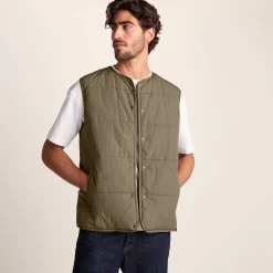 Sutterby Mens Shower Resistant Insulated Gilet - Mushroom