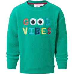 Swaledale Kids Shaun the Sheep Sherpa Sweat - Jungle Green