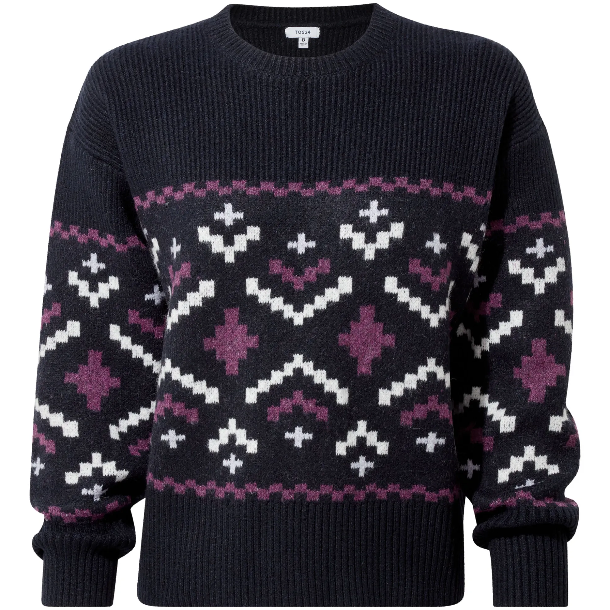 Tamara Womens Chunky Knitted Jumper - Dark Indigo