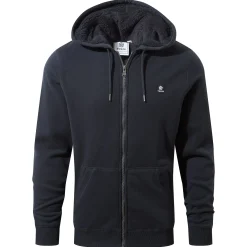 Timble Mens Sherpa Fleece Lined Hoody - Dark Indigo