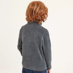 Toffolo Kids Zipneck Fleece - Grey Marl