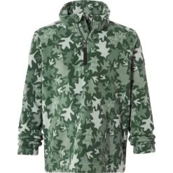 Toffolo Kids Zipneck Fleece - Oak Leaf Print