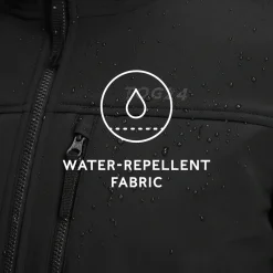 Truro Mens Hooded Softshell Jacket - Black