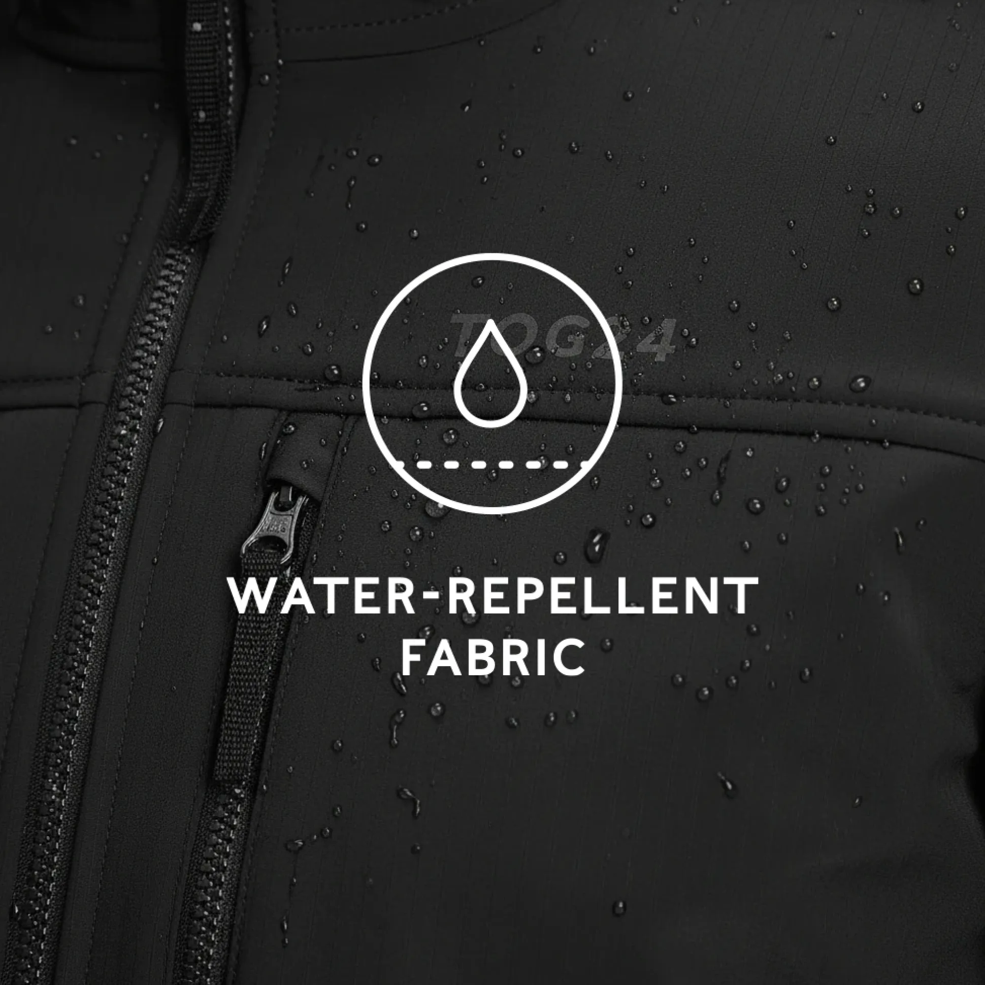 Truro Mens Hooded Softshell Jacket - Black