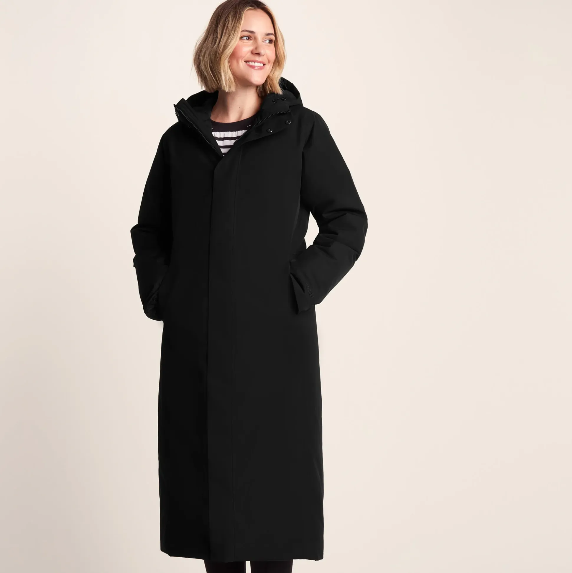 Uma Womens Waterproof Down Insulated Parka - Black