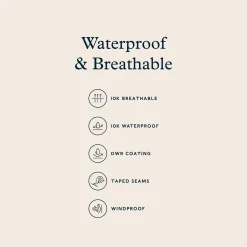 Vena Womens Waterproof Jacket - Dark Taupe