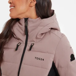 Vermont Womens Ski Jacket - Black/Faded Pink