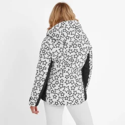 Vermont Womens Ski Jacket - Black/Optic White Outline Star