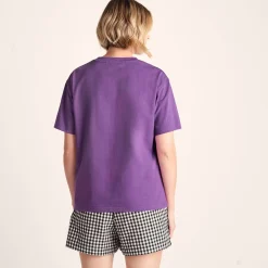 Wave Womens Premium Supersoft Relaxed Fit T-Shirt - Dark Orchid