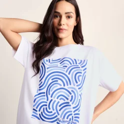 Wave Womens Premium Supersoft Relaxed Fit T-Shirt - Optic White