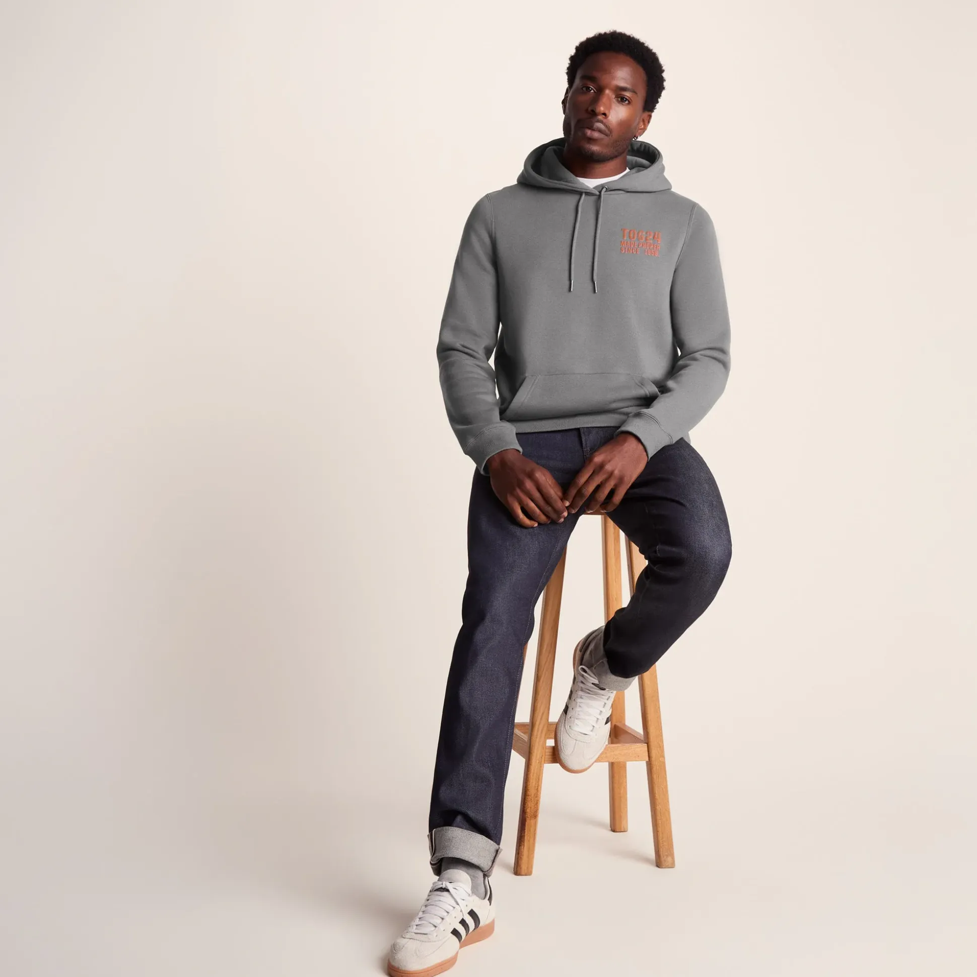 Whalley Mens Supersoft Hoody - Steel Grey