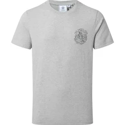 Whitby Mens 100% Cotton Supersoft T-Shirt - Light Grey Marl