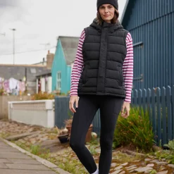 Wyness Womens Shower Resistant Insulated Jacket - Black