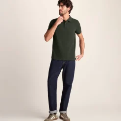 Zaden Mens Polo Shirt - Dark Olive Green
